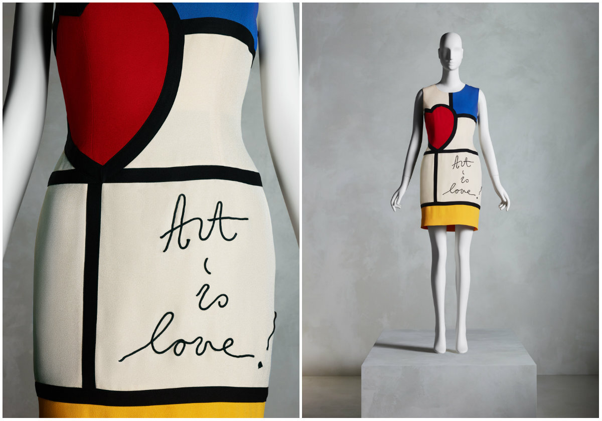 Moschino S/S 1993 Mondrian art is love jacket — JAMES VELORIA